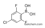 Molecular Structure of 925911-61-1 (4-Chloro-2,6-difluorophenylboronic acid)